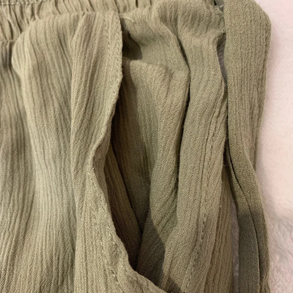 Rewash Brand Women's Smocked Front Wrap Wide Leg Pants Rayon Comfort Size M NWT - Picture 6 of 11